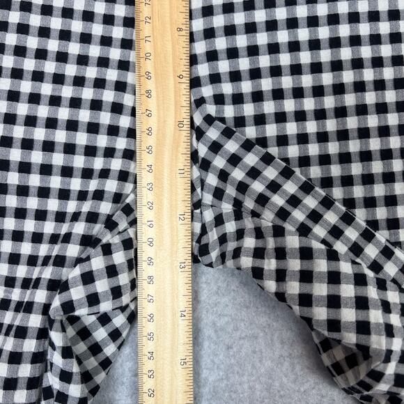 Scotch & Soda Pants Women's Size XL Aloha Hula Trouser High Rise Gingham Check - Picture 9 of 15